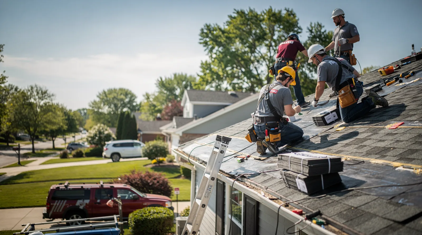 Roof Repair in Hecker, IL around you